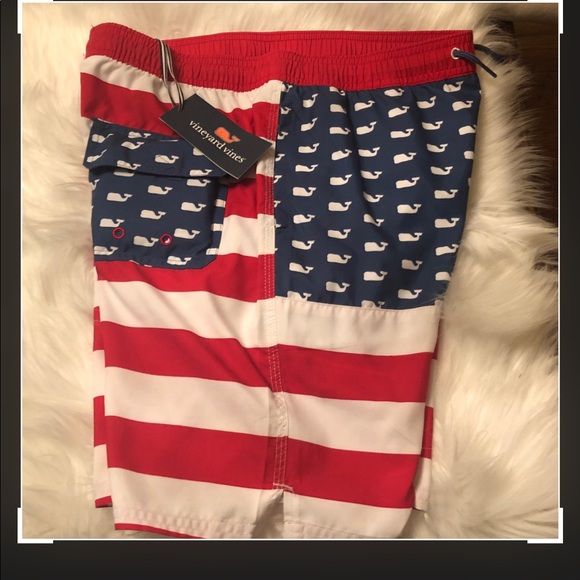 Other - New Men’s trunks Vineyard Vine Flag
